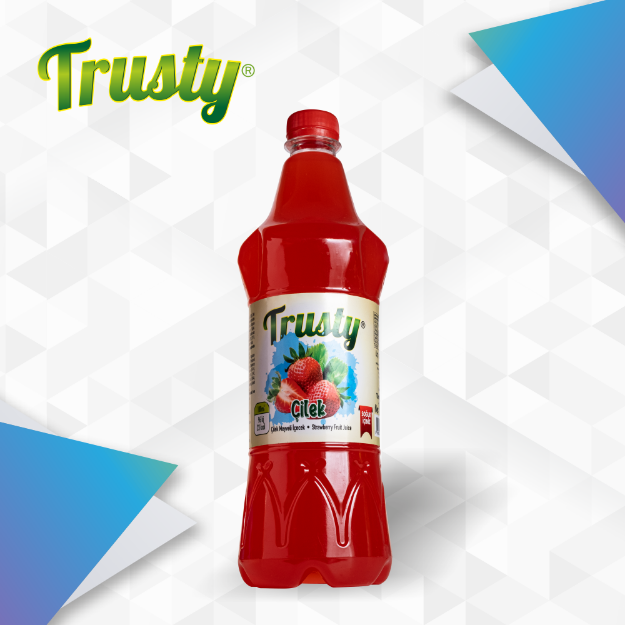 Picture of TRUSTY MEYVE SUYU  ÇİLEKLİ 1 LT KOLİDE 12 Lİ